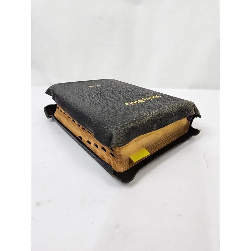 National Bible Press Old & New Testament Pronouncing Red Letter Teacher Ed. 60's